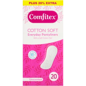 Comfitex Unscented Pantyliners 20 Pack