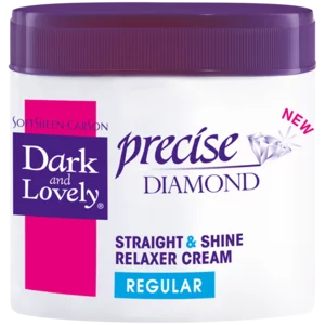 Dark And Lovely Precise Diamond Regular Straight & Shine Relaxer Cream Tub 450ml Dark And Lovely Precise Diamond Regular Straight & Shine Relaxer Cream Tub 450ml