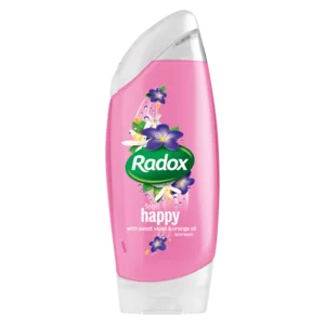 Radox Feel Happy With Sweet Violet & Orange Oil Bodywash 250ml Radox Feel Happy With Sweet Violet & Orange Oil Bodywash 250ml