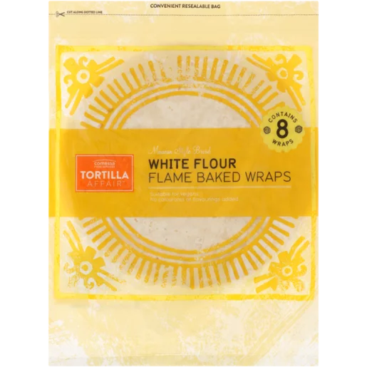Tortilla Affair White Flour Flame Baked Wraps Tortilla Affair White Flour Flame Baked Wraps