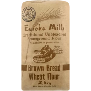 Eureka Mills Traditional Unbleached Stoneground Brown Bread Wheat Flour 2.5kg