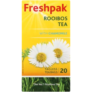 Freshpak Chamomile Rooibos Tagless Teabags 20 Pack