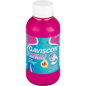 Gaviscon Plus Double-Action Peppermint Liquid Anti-Acid Bottle 300ml