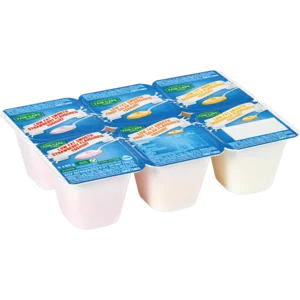 Fair Cape Low Fat Smooth Strawberry/Fruit Salad/Granadilla Yoghurt 6x80g