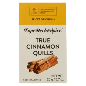 Cape Herb True Cinnamon Quills 20g Cape Herb True Cinnamon Quills 20g