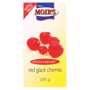 Moir's Whole & Broken Cherries 200g