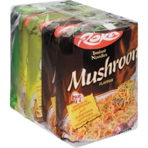 Roka Chicken/Mushroom & Vegetable Flavoured Instant Noodles 5x85g