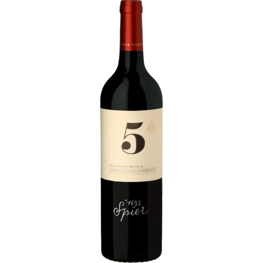 Spier Creative Block 5 Red Wine Bottle 750ml Spier Creative Block 5 Red Wine Bottle 750ml