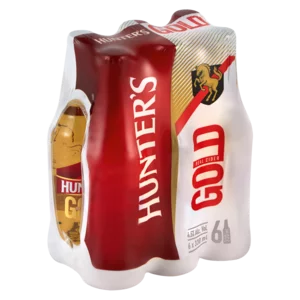 Hunter's Gold Real Cider Bottles 6x330ml Hunter's Gold Real Cider Bottles 6x330ml