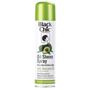 Black Chic Oil Sheen Hairspray With Avocado Oil 275ml Black Chic Oil Sheen Hairspray With Avocado Oil 275ml