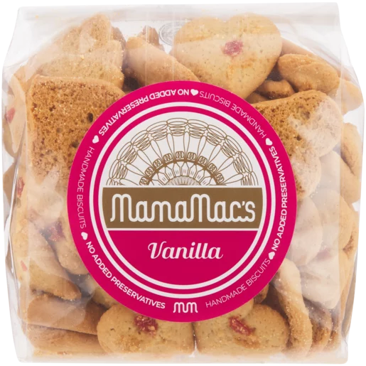 MamaMac's Vanilla Handmade Biscuits 450g MamaMac's Vanilla Handmade Biscuits 450g