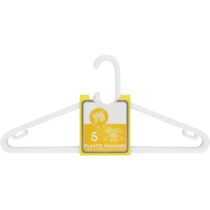Hang It Up White Hangers 5 Pack Hang It Up White Hangers 5 Pack
