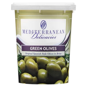 Mediterranean Delicacies Fresh Green Olives 700g