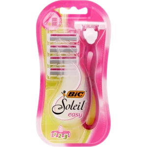 BIC Soleil Easy Women's Disposable Razors Blister Cartridges 1 Pack + 4 BIC Soleil Easy Women's Disposable Razors Blister Cartridges 1 Pack + 4