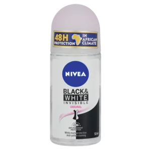 Nivea Black & White Ladies Original Anti-Perspirant Protection Roll-On 50ml Nivea Black & White Ladies Original Anti-Perspirant Protection Roll-On 50ml