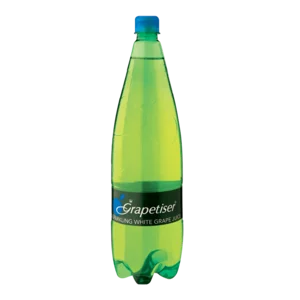 Grapetiser 100% White Grape Sparkling Juice Bottle 1L