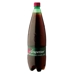 Grapetiser 100% Red Grape Sparkling Juice Bottle 1L