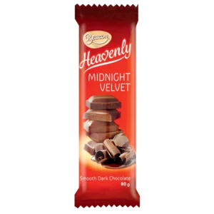 Beacon Heavenly Midnight Velvet Flavoured Chocolate Slab 80g