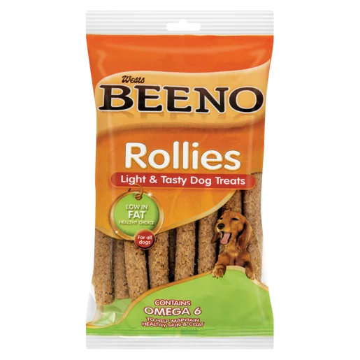 Beeno Rollies Low Fat Light & Tasty Dog Treats 120g