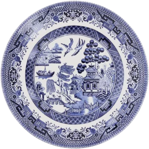Blue Willow Side Plate 17cm