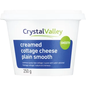 Crystal Valley Plain Smooth Creamed Cottage Cheese 250g Crystal Valley Plain Smooth Creamed Cottage Cheese 250g