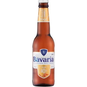 Bavaria Peach Flavoured Non-Alcoholic Beer Bottle 330ml