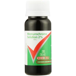 Medirite 2% Mercurochrome Solution 50ml Medirite 2% Mercurochrome Solution 50ml