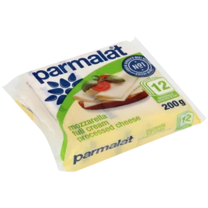 Parmalat Processed Mozzarella Cheese Slices 200g Parmalat Processed Mozzarella Cheese Slices 200g