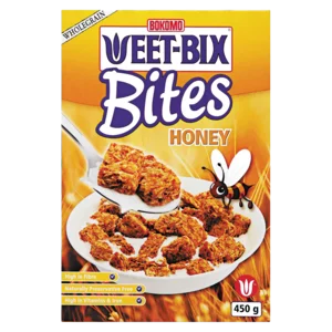 Weet-Bix Bites Honey Flavoured Cereal Bites 450g Weet-Bix Bites Honey Flavoured Cereal Bites 450g
