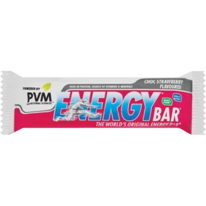 PVM Chocolate Strawberry Energy Bar 45g PVM Chocolate Strawberry Energy Bar 45g