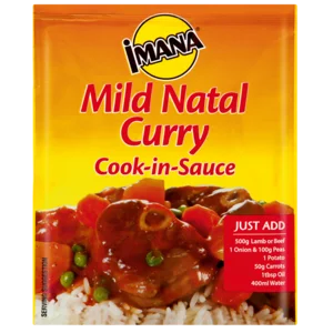 Imana Mild Natal Curry Instant Cook-In-Sauce 48g Imana Mild Natal Curry Instant Cook-In-Sauce 48g