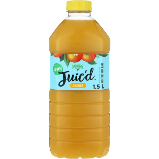 Darling Juic'd 100% Orange Juice 1.5L Darling Juic'd 100% Orange Juice 1.5L