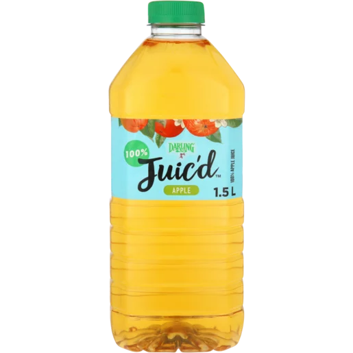 Darling Juic'd 100% Apple Juice 1.5L Darling Juic'd 100% Apple Juice 1.5L
