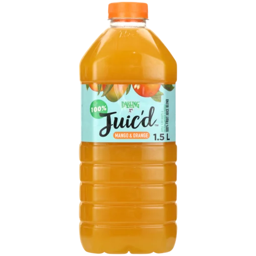 Darling Juic'd 100% Mango & Orange Juice 1.5L Darling Juic'd 100% Mango & Orange Juice 1.5L