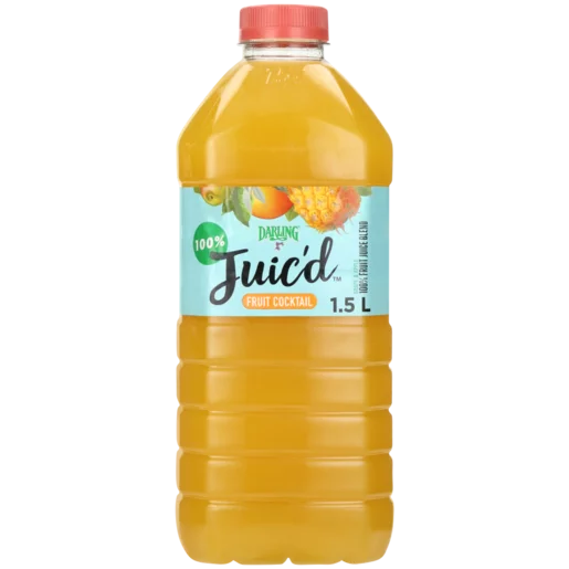 Darling Juic'd 100% Fruit Cocktail Juice 1.5L Darling Juic'd 100% Fruit Cocktail Juice 1.5L