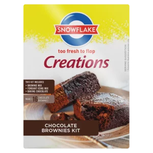 Snowflake Creations Chocolate Brownies Kit 615g Snowflake Creations Chocolate Brownies Kit 615g