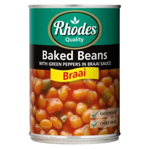 Rhodes Braai Baked Beans Can 400g Rhodes Braai Baked Beans Can 400g