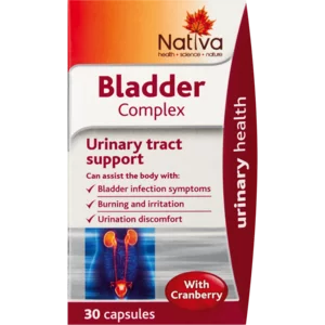 Nativa Cranberry Bladder Complex Capsules 30 Pack