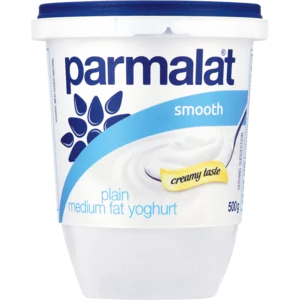 Parmalat Plain Medium Fat Smooth Yoghurt 500g Parmalat Plain Medium Fat Smooth Yoghurt 500g