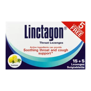 Linctagon Lemon Flavoured Throat Lozenges 15 Pack Linctagon Lemon Flavoured Throat Lozenges 15 Pack