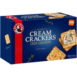 Bakers Cream Crackers Value Pack 2x200g