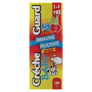 Créche Guard Cherry Flavoured Immune Multivit Baby Syrup 100ml Créche Guard Cherry Flavoured Immune Multivit Baby Syrup 100ml
