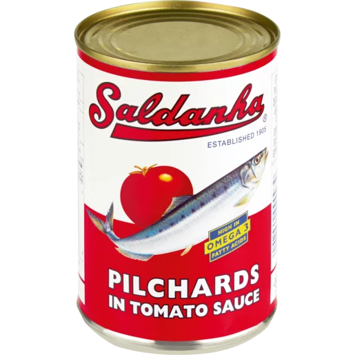 Saldanha Pilchards In Tomato Sauce 400g