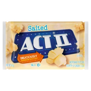 ACT II Salted Microwave Popcorn 85g