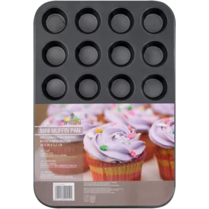 Millini Non-Stick 24-Cup Mini Muffin Pan Millini Non-Stick 24-Cup Mini Muffin Pan