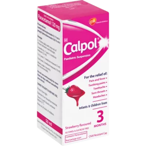 Calpol Strawberry Flavoured Pediatric Syrup 50ml