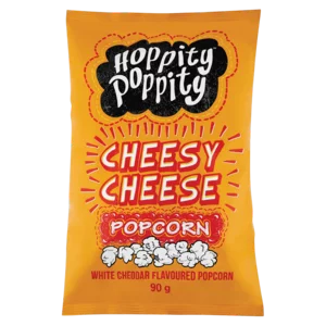 Hoppity Poppity Cheesy Cheese Popcorn 90g Hoppity Poppity Cheesy Cheese Popcorn 90g