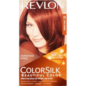 Revlon ColorSilk Beautiful Color Dark Auburn 31 Hair Colour Pack Revlon ColorSilk Beautiful Color Dark Auburn 31 Hair Colour Pack