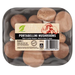 Portabelini Mushrooms Pack 250g Portabelini Mushrooms Pack 250g