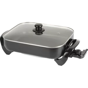 Platinum XH-34 8cm Black Rectangular Electrical Frypan